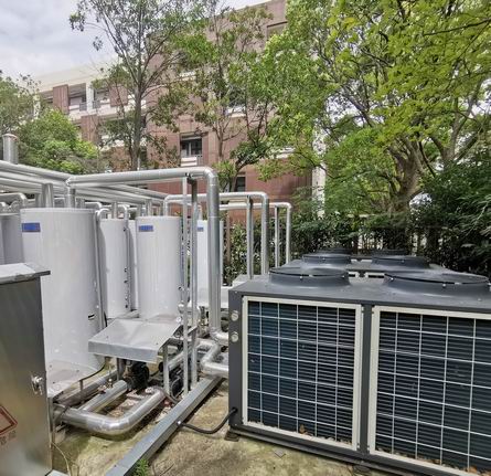 周浦中学承压热泵系统